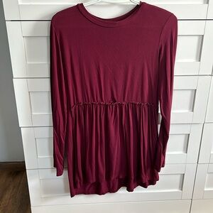 Maroon long sleeve